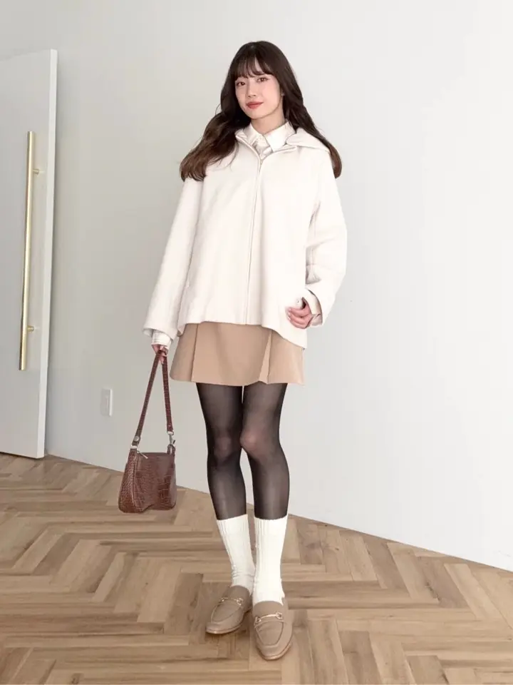 フロントタックミニスカート/earth music&ecology（アース