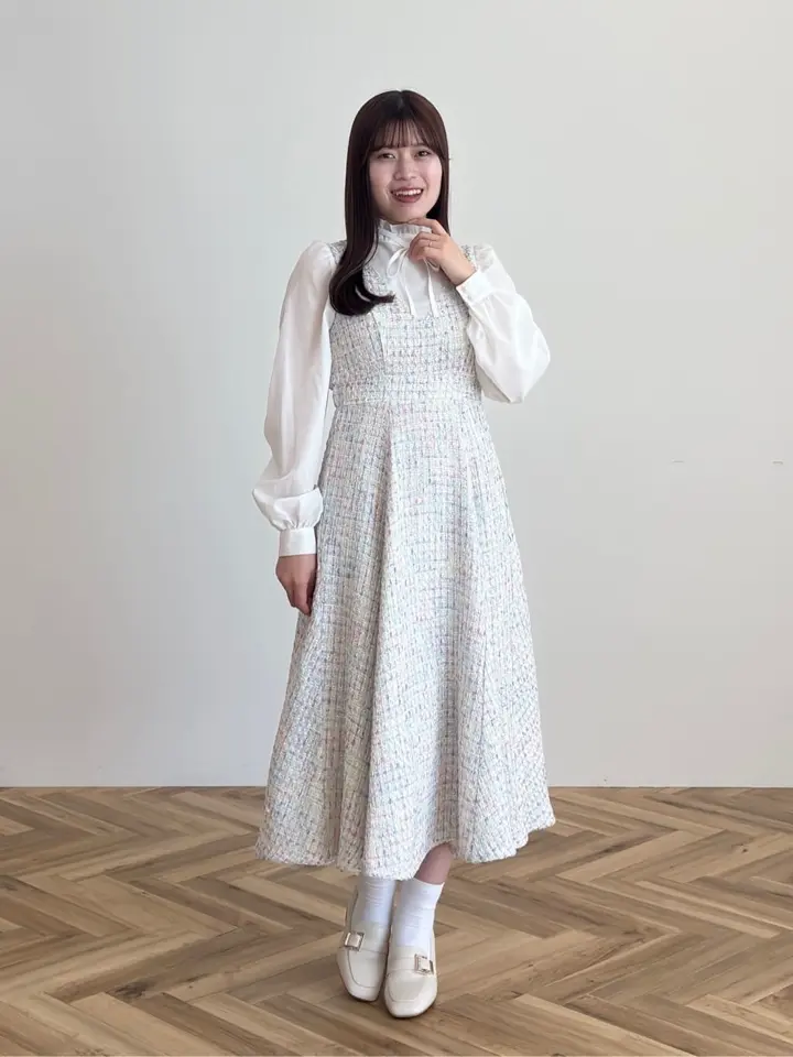 クラシックツイードワンピース/Areeam（アリーム）のニットワンピース  