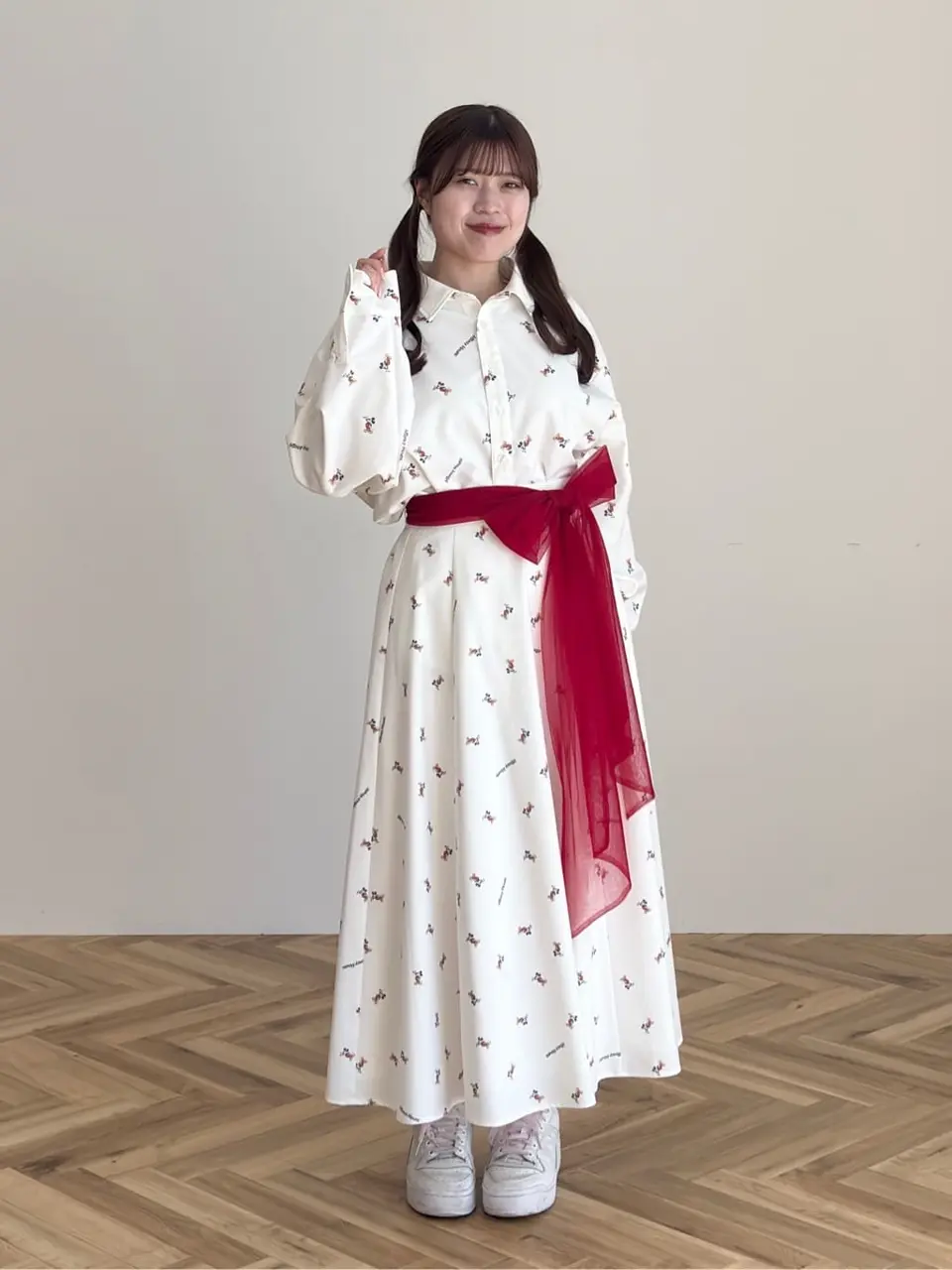 Disney Areeam ミッキー 総柄長袖シャツ　未開封 ミッキー / 総柄シャツ/Areeam（アリーム）のシャツ｜ファッション通販