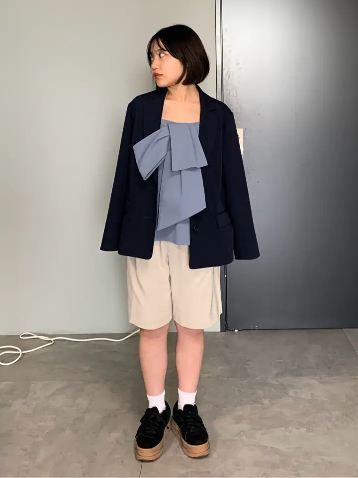 タックハーフパンツ/earth music&ecology（アース ミュージック