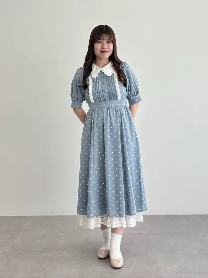 areeamワンピース ドットピンタックワンピース/Areeam（アリーム）のその他ワンピース