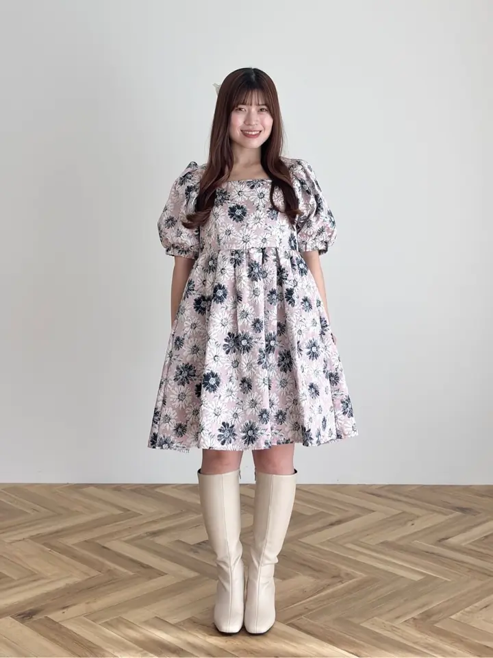 ひまわりジャガードワンピース/Areeam（アリーム）のその他ワンピース