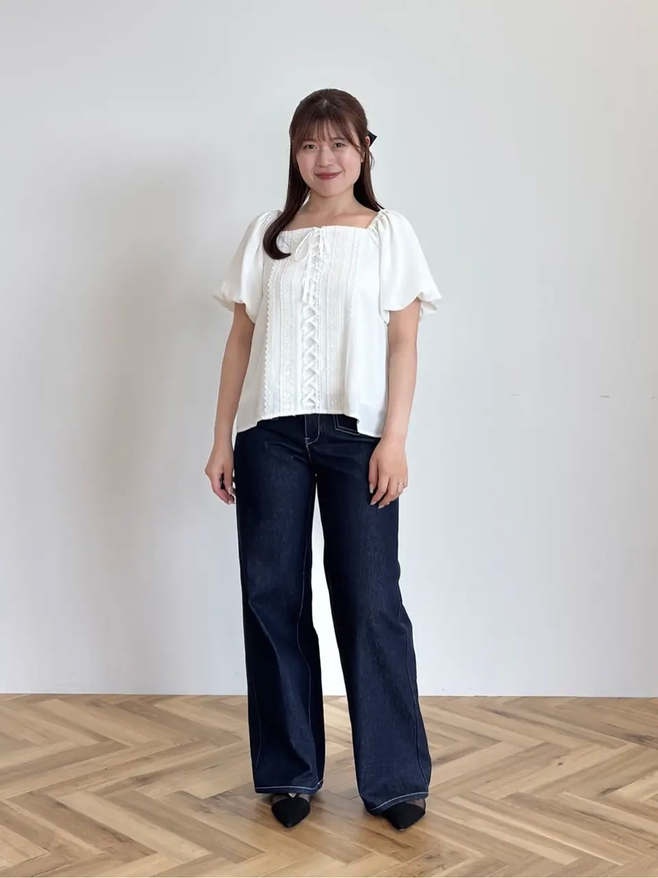 レースアップブラウス/Areeam（アリーム）のブラウス｜ファッション