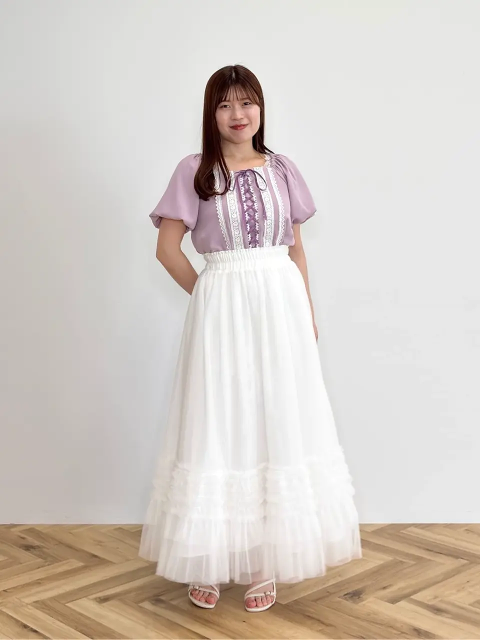 レースアップブラウス/Areeam（アリーム）のブラウス｜ファッション