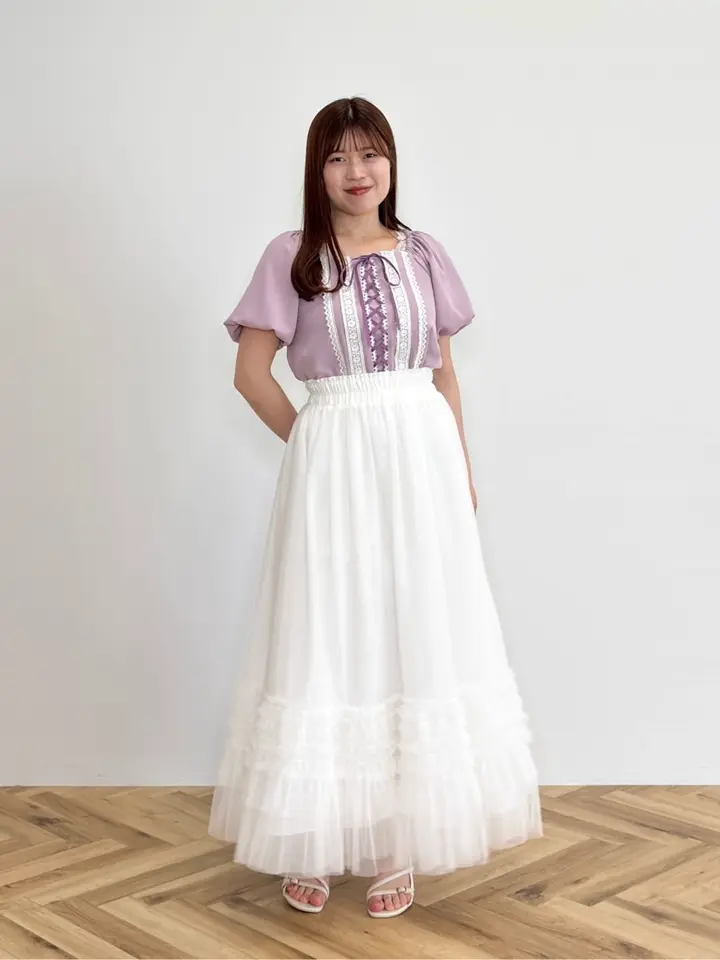 レースアップブラウス/Areeam（アリーム）のブラウス｜ファッション