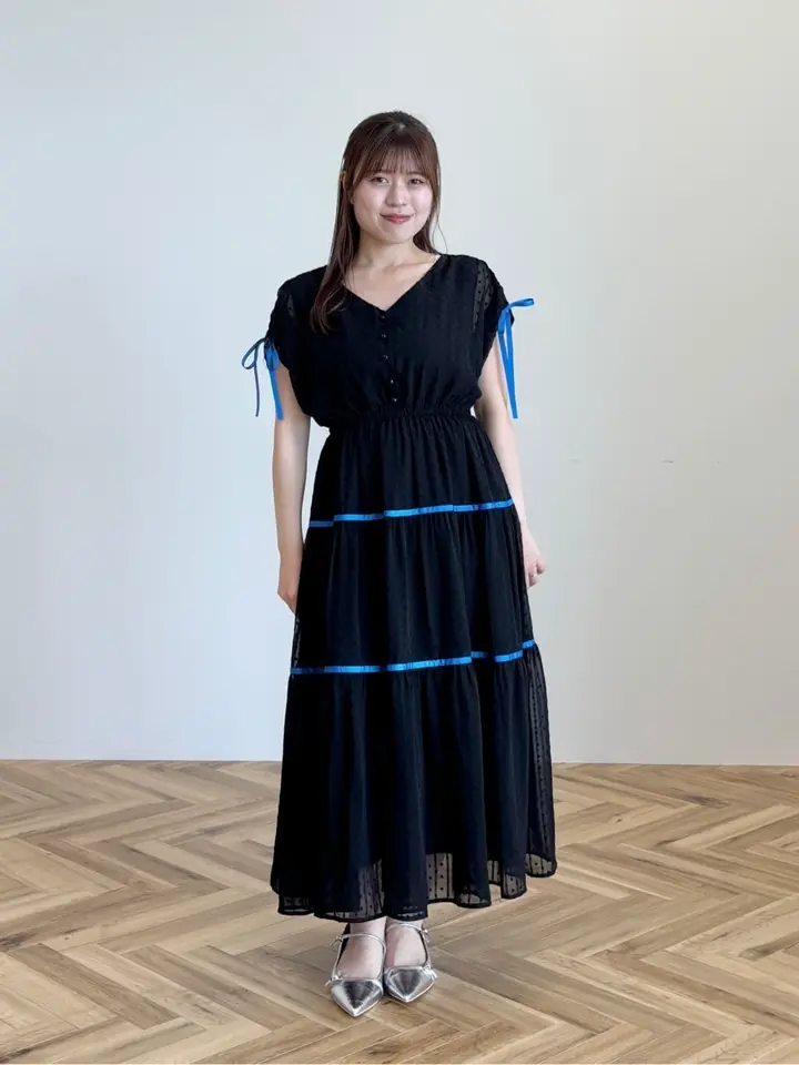 ショルダーギャザー配色リボンワンピース/Areeam（アリーム）のその他