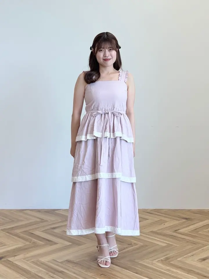 ≪USED≫配色レースキャミワンピース/Areeam（アリーム）のキャミ