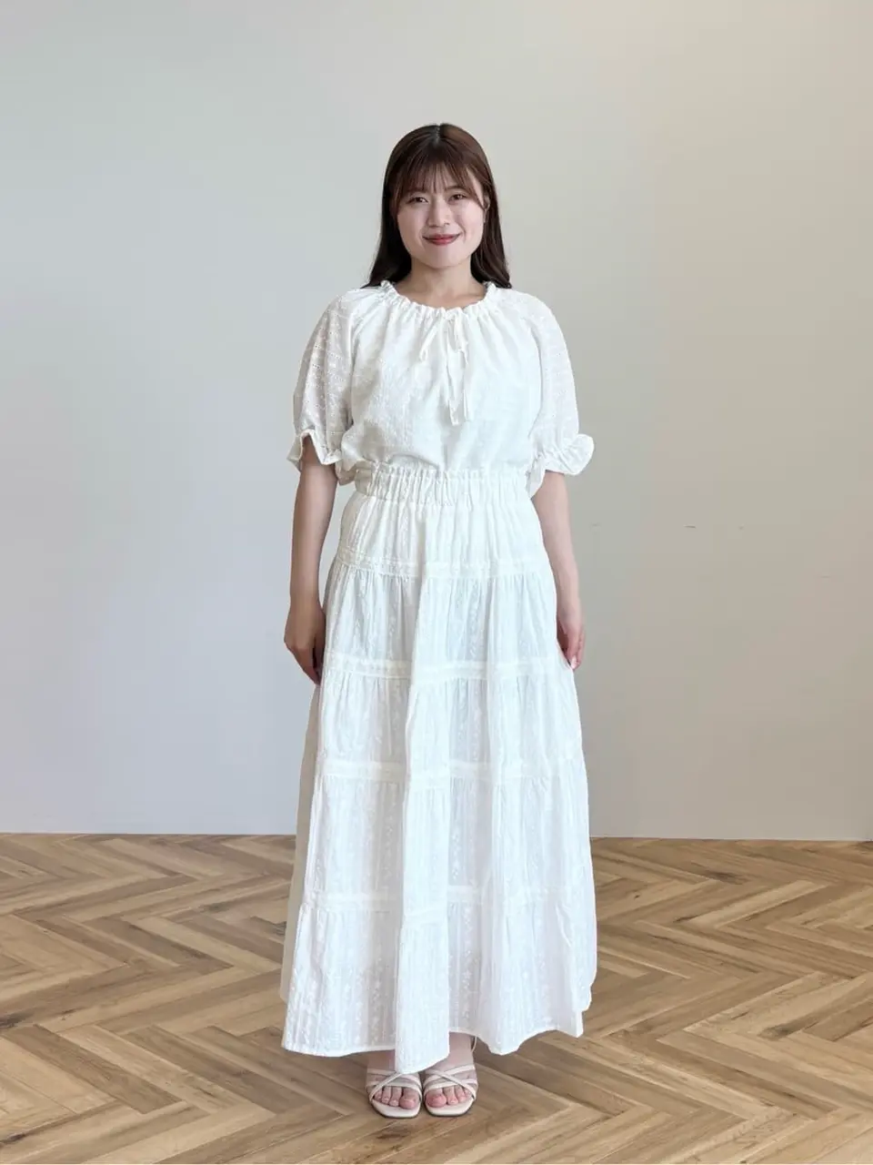 コットンレースラグランブラウス/Areeam（アリーム）のブラウス