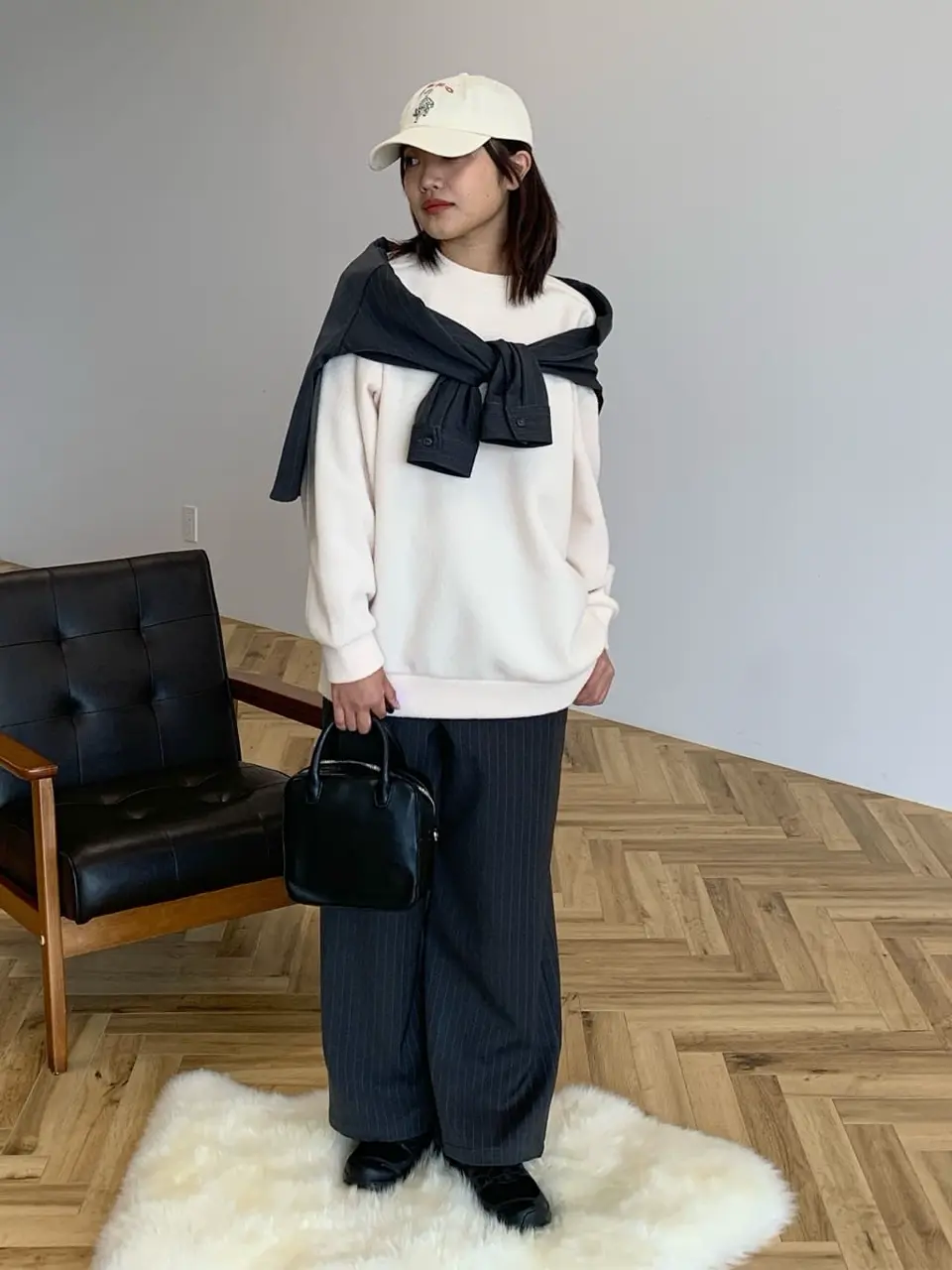 ネコ刺繍スーベニアキャップ/CRAFT STANDARD BOUTIQUE（クラフト