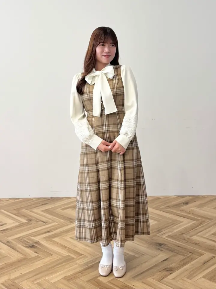 ミッキー/チェックジャンパースカート/Areeam（アリーム）のジャンパー