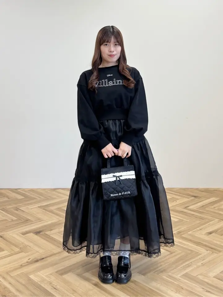 コットンフリル2Wayトートバッグ/Maison de FLEUR（メゾン ド フルール