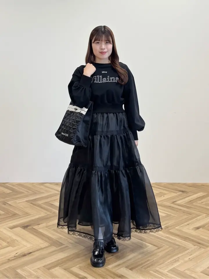 コットンフリルスクエアトート/Maison de FLEUR（メゾン ド フルール