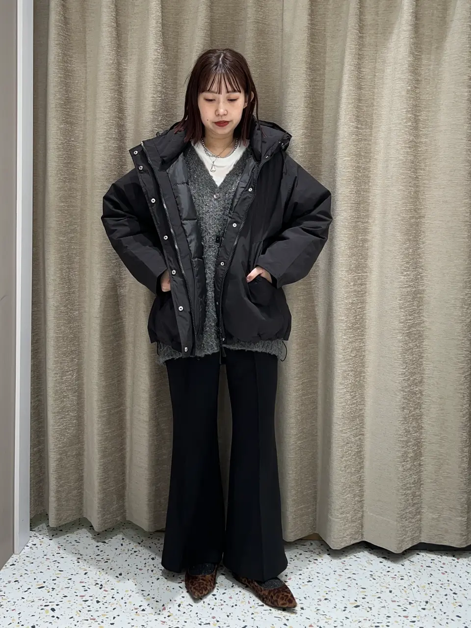 センターシームフレアパンツ/earth music&ecology（アース