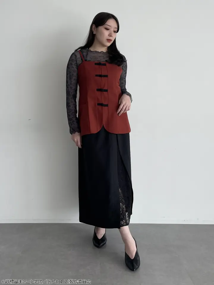 受注生産】「らんま1/2」 チャイナビスチェ/earth music&ecology