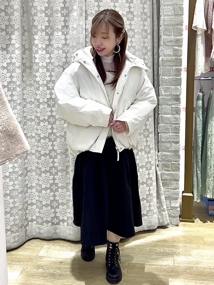 ポンポンヤーンラメニットプルオーバー/earth music&ecology（アース