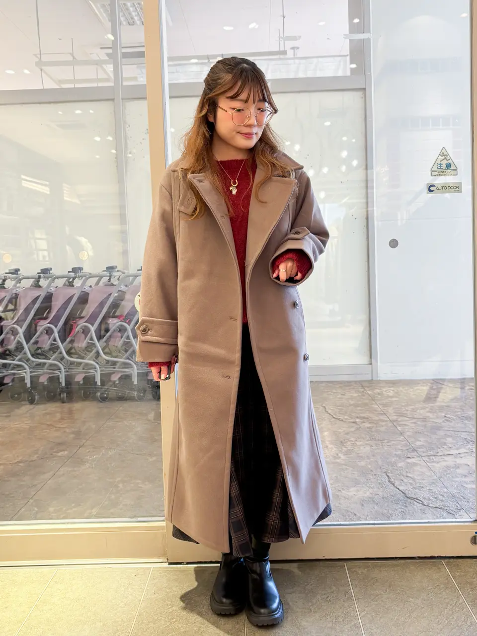 モヘヤタッチケーブルニットプルオーバー/earth music&ecology（アース