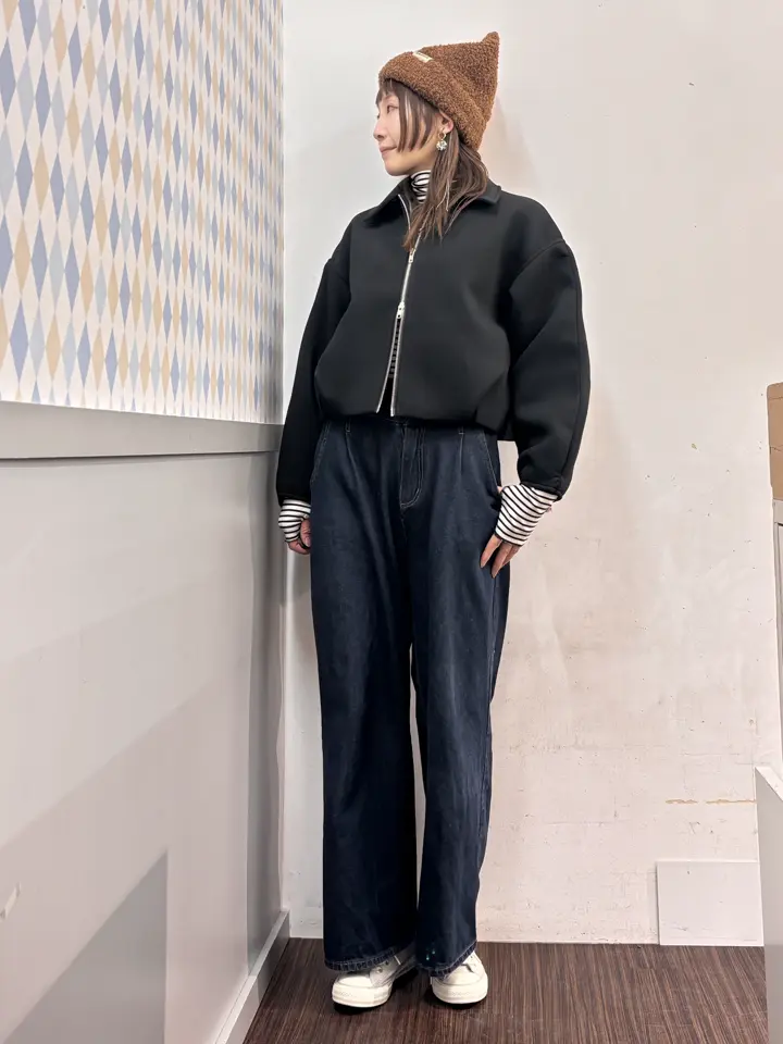 ♡新品タグ付♡ランバンスポールニットブルゾン/サイズ42 サイズ：42 LANVIN SPORT ランバン スポール 2024年モデル フード付