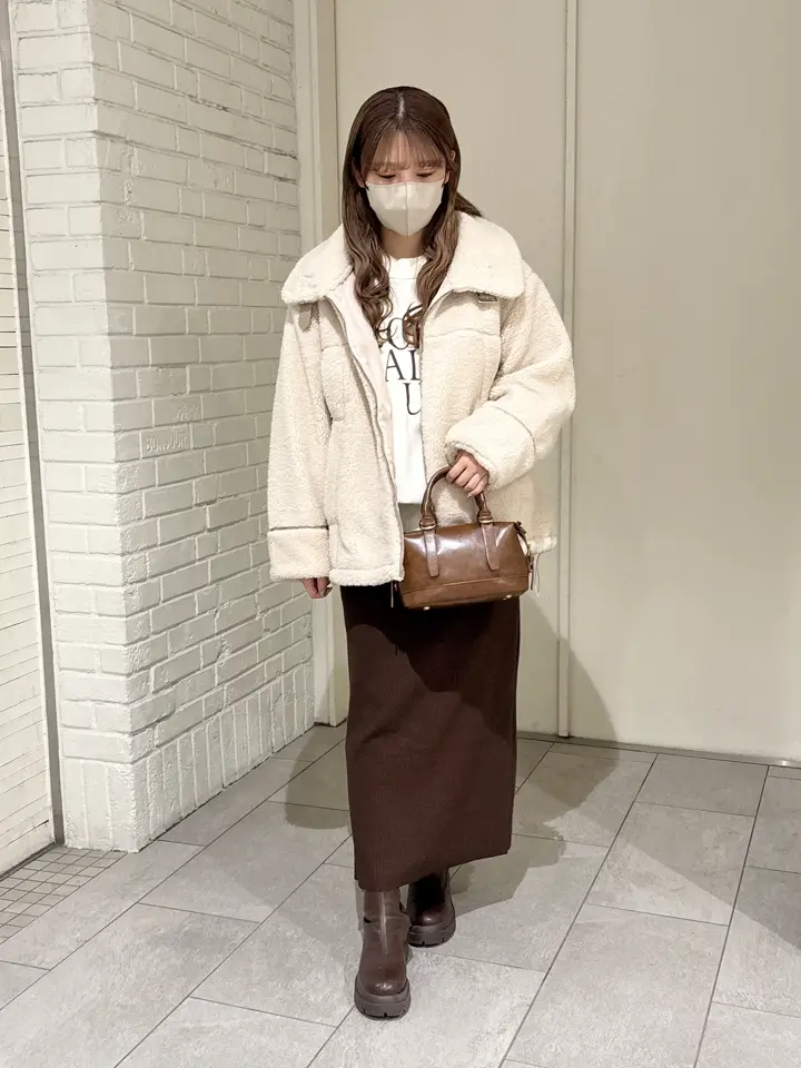 ボアZIPブルゾン/earth music&ecology（アース ミュージック