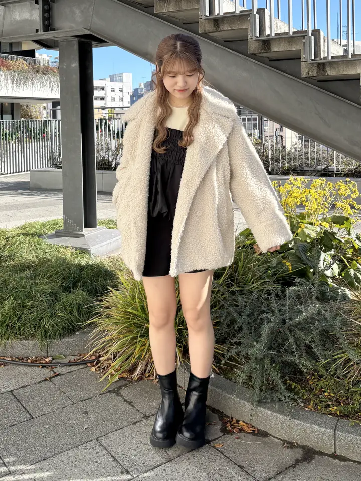 ミニシャギーニットプルオーバー/earth music&ecology（アース