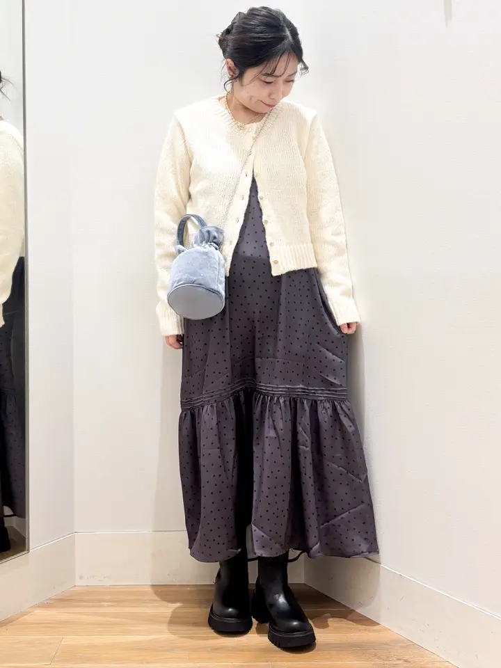 ≪USED≫SET2点フラワースパンコールカーデ＋ビスチェ/earth
