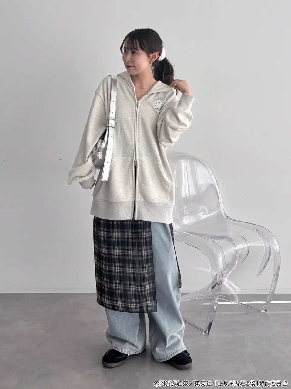 イエティ サガラ刺繍 パーカー/earth music&ecology Japan Label