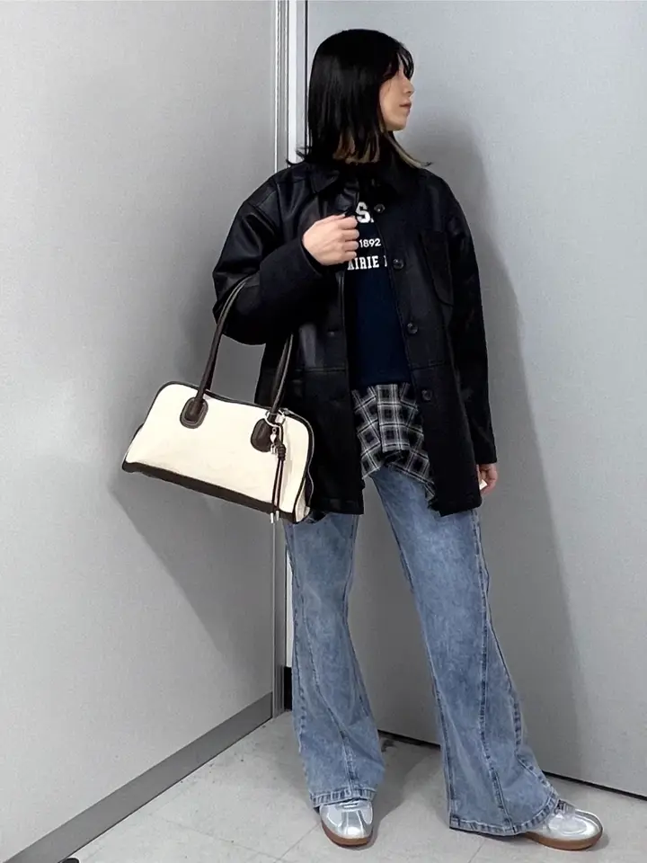 イレヘムチェックキャミチュニック/earth music&ecology（アース