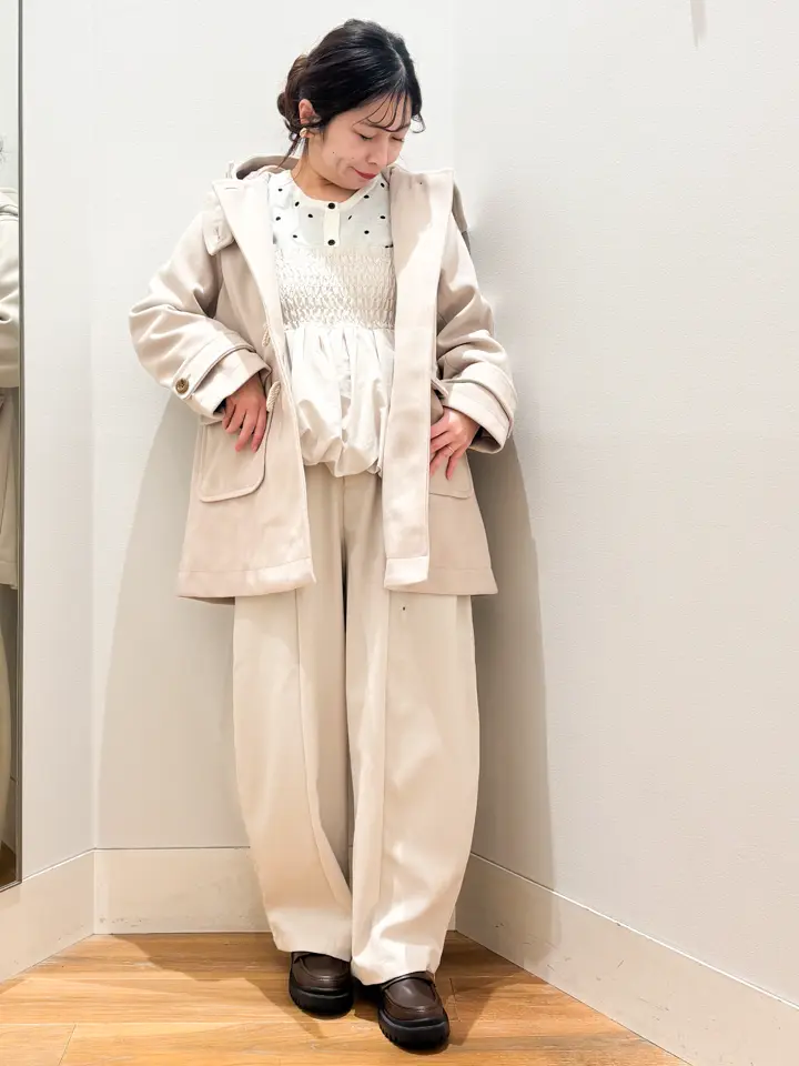 【SAN✨】❤️自由区 ジユウク✨サイズ38✨ダッフルコート ダッフルコート/earth music&ecology（アース ミュージック