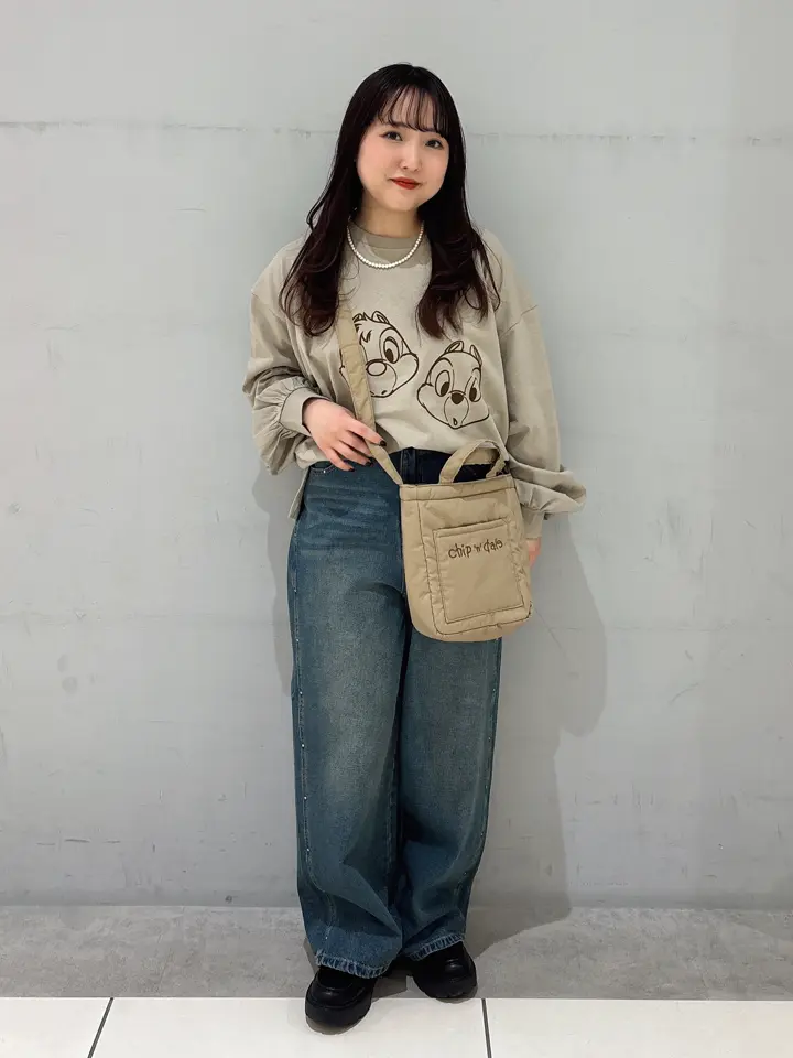 スタッズデニムパンツ/earth music&ecology（アース ミュージック