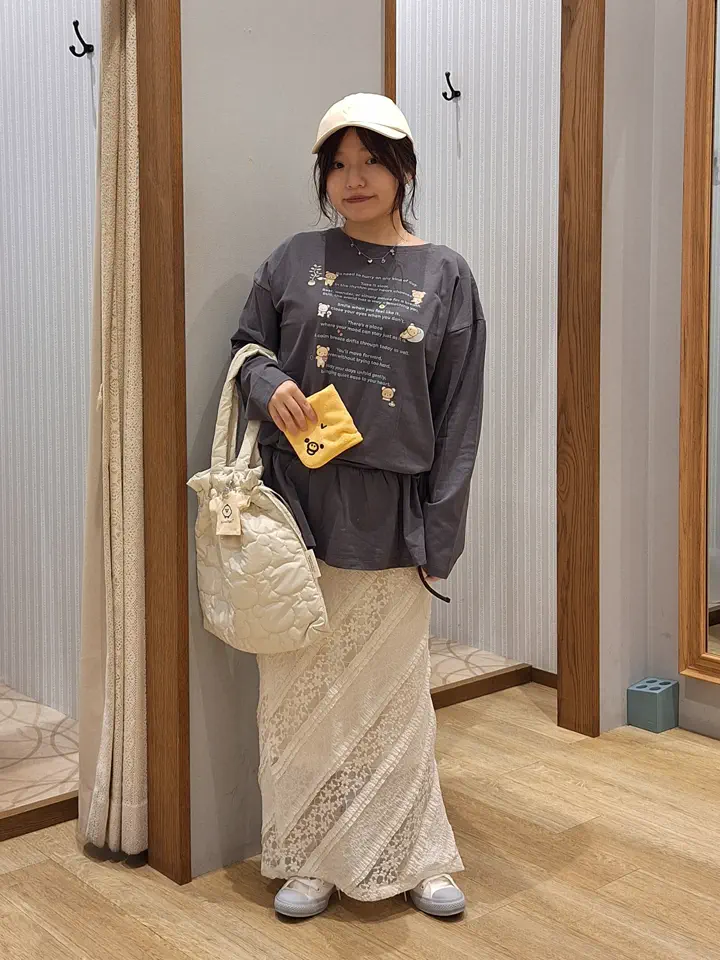 リラックマ×earth ワンポイント刺繡キャップ/earth music&ecology