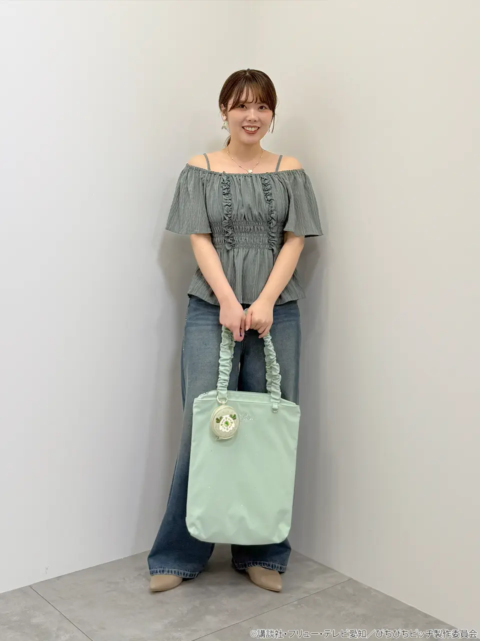 アクアピッチ イメージ 刺繍ポーチ/earth music&ecology（アース