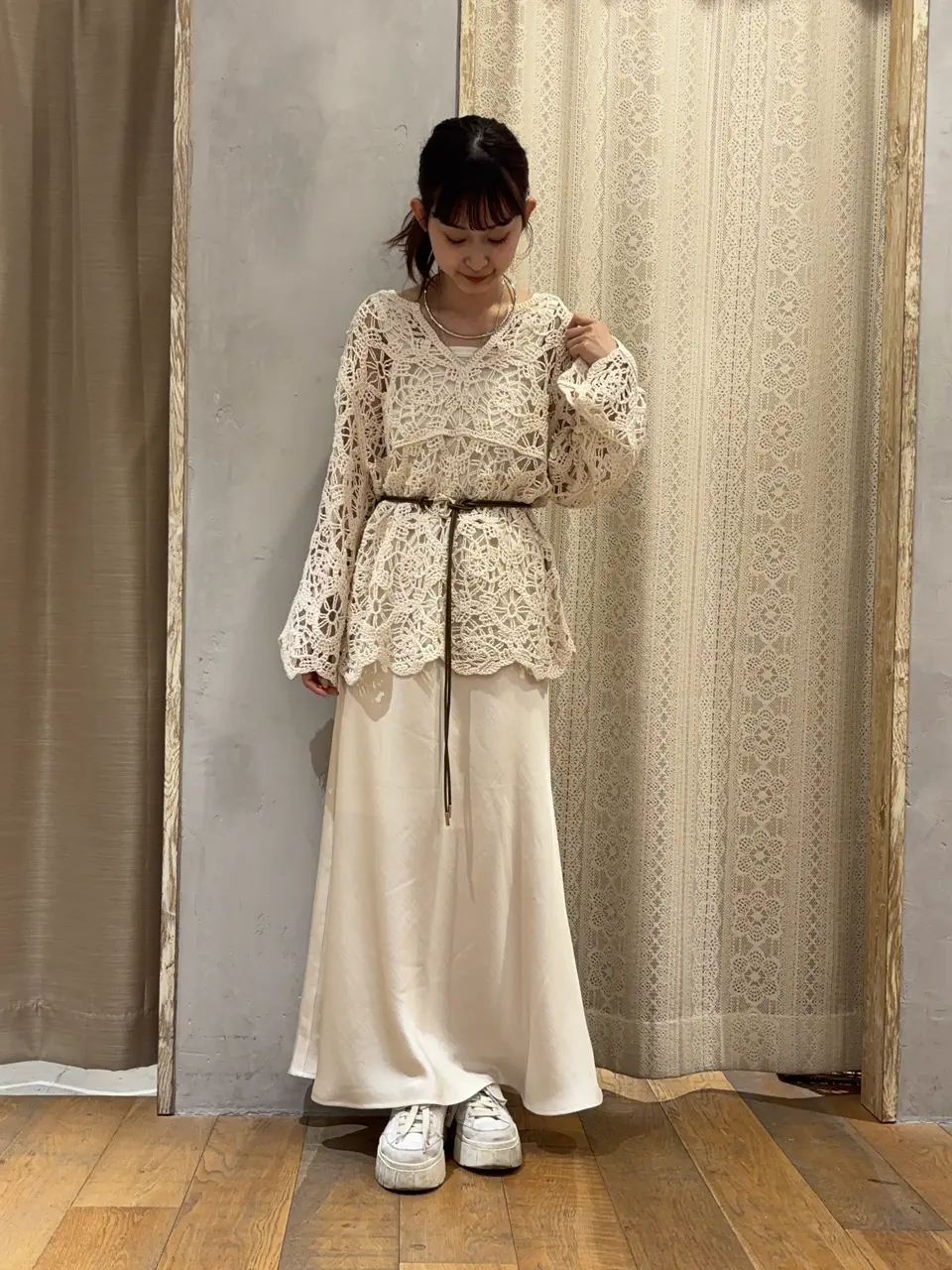 希少ヴィンテージ　ディオール　サッシュベルト　ベージュ Christian Dior（クリスチャン・ディオール） DIOR ディオール RE0072