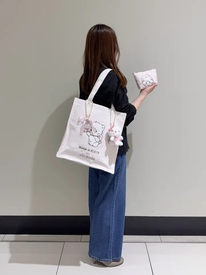 Lil ala mode スクエアトートバッグ/Maison de FLEUR（メゾン ド