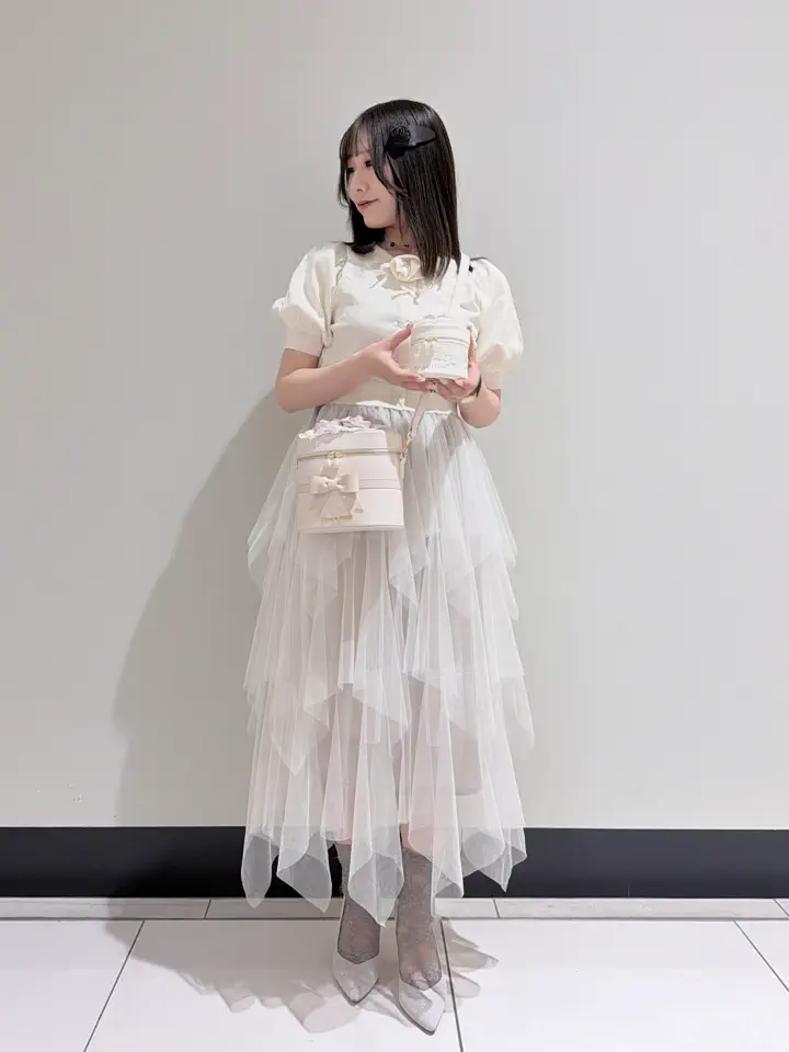 ローズブーケキューブショルダーバッグ/Maison de FLEUR（メゾン ド
