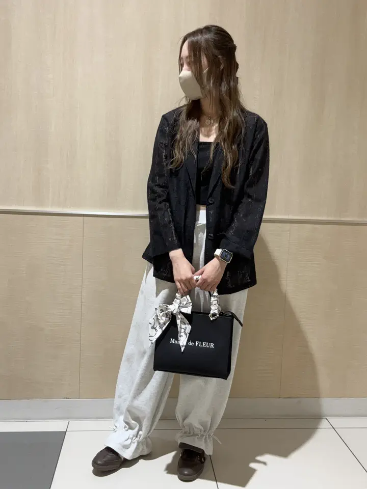 2WAY/スカーフ付き】ギャザーハンドル2Wayバッグ/Maison de FLEUR