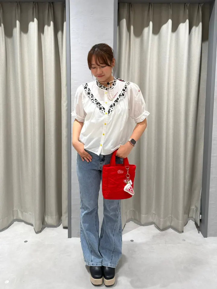 WEB・一部店舗限定】ヴィンテージ風フリルブラウス/TOY STORY/earth