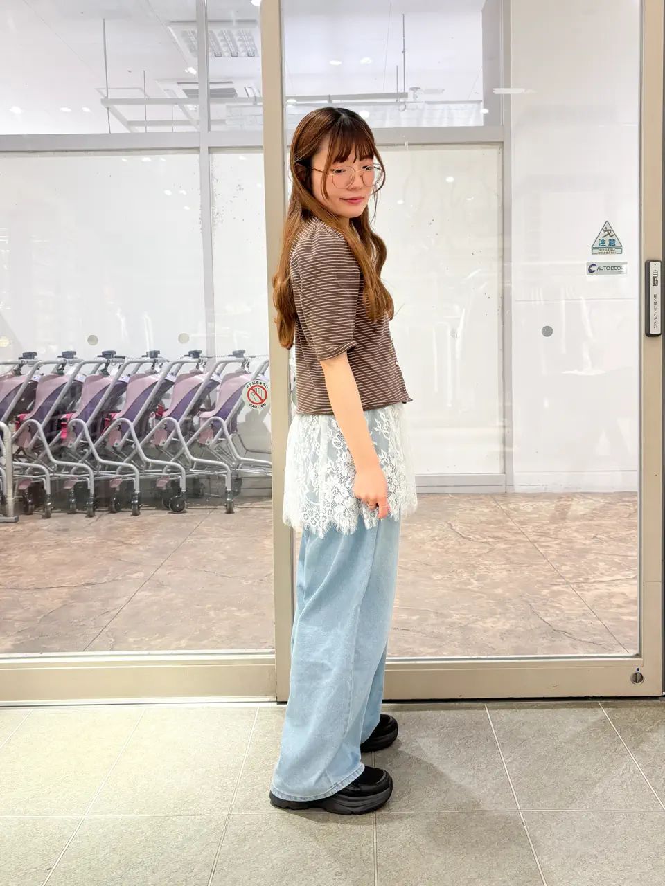 yukiちゃん♡toff　強ストレッチ　折り返し風デザイン　デニム 7/2/2026のyukiの投稿