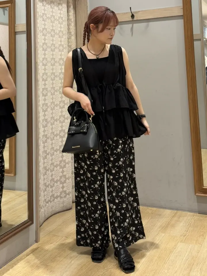 リボンハーフムーン2Wayバッグ/Maison de FLEUR（メゾン ド フルール 
