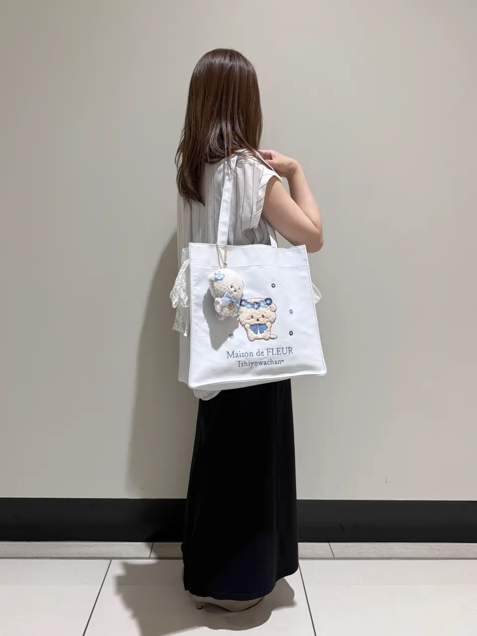専用☆ワンちゃん四角いバッグ☆ ジョリーフルール いしよわちゃん スクエアトート/Maison de FLEUR（メゾン ド フルール