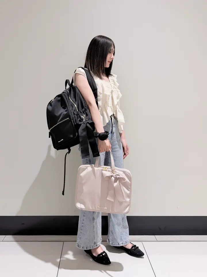 撥水加工/19L】ポケットリュック/Maison de FLEUR（メゾン ド フルール