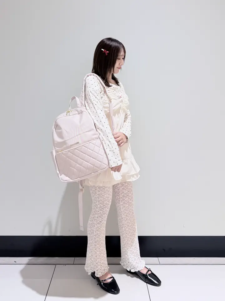 撥水加工キルティングポケットリュック/Maison de FLEUR（メゾン ド