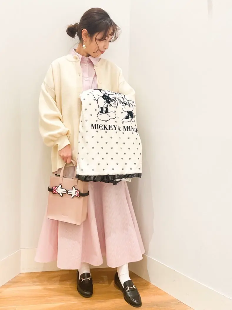Areeam ミニー チェックショルダーバッグ Areeamミニー チェックショルダーバッグ 茶 あいにゃん アリーム