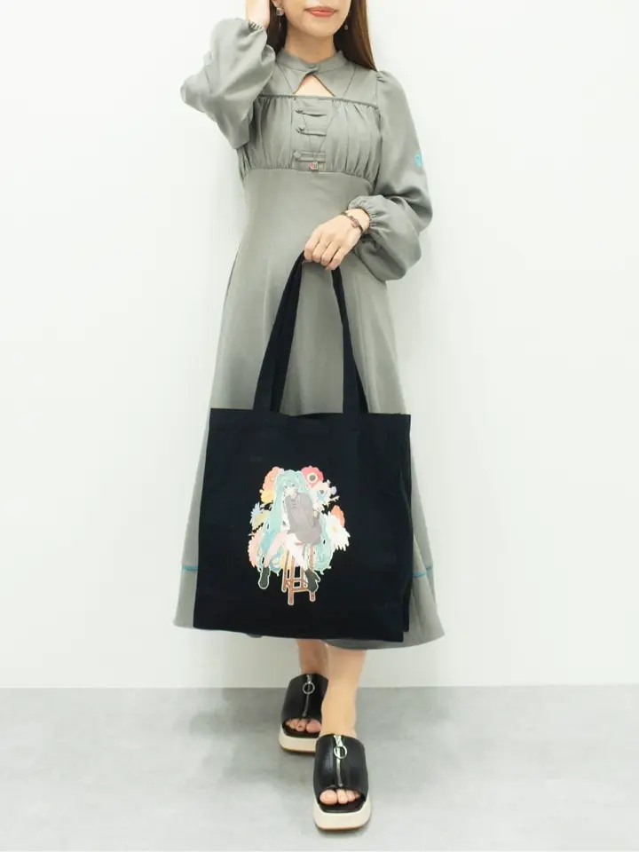 羊*様 earth music ＆ ecology×初音ミク　ロングワンピース earth music&ecology（アースミュージックアンドエコロジー）の