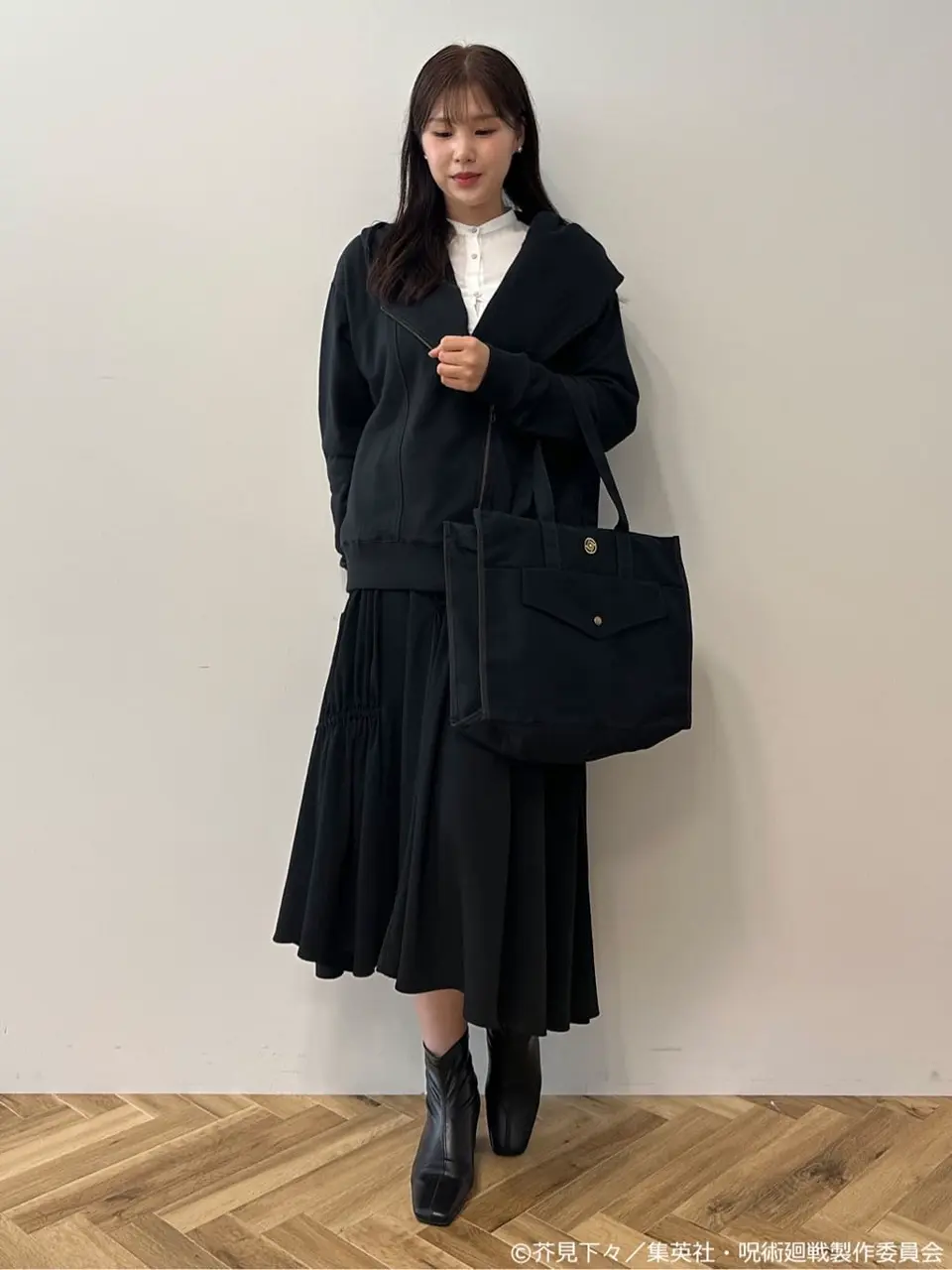 ドロストギャザーフレアスカート/earth music&ecology（アース