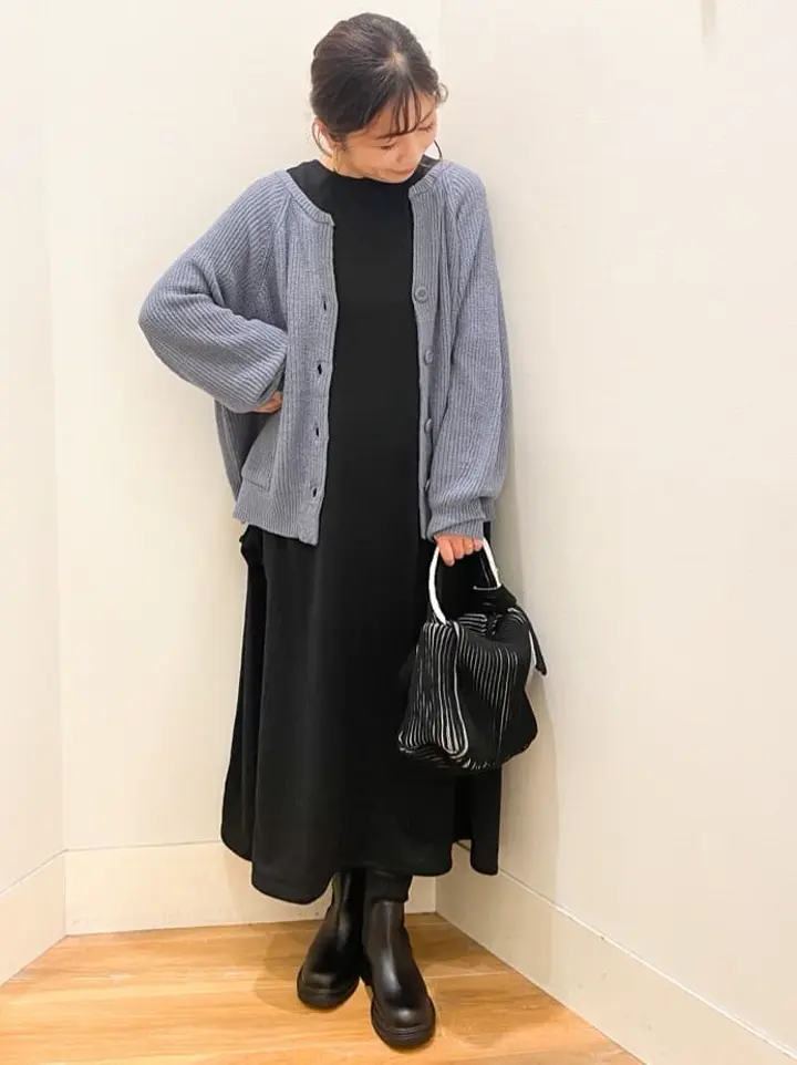 ギャザーポケットノースリーブワンピース/earth music&ecology（アース