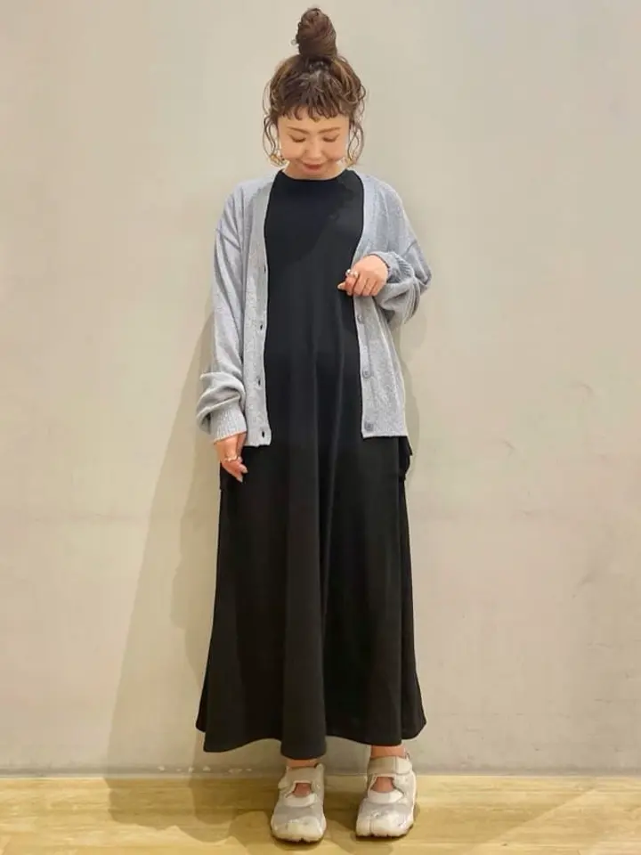 ギャザーポケットノースリーブワンピース/earth music&ecology（アース