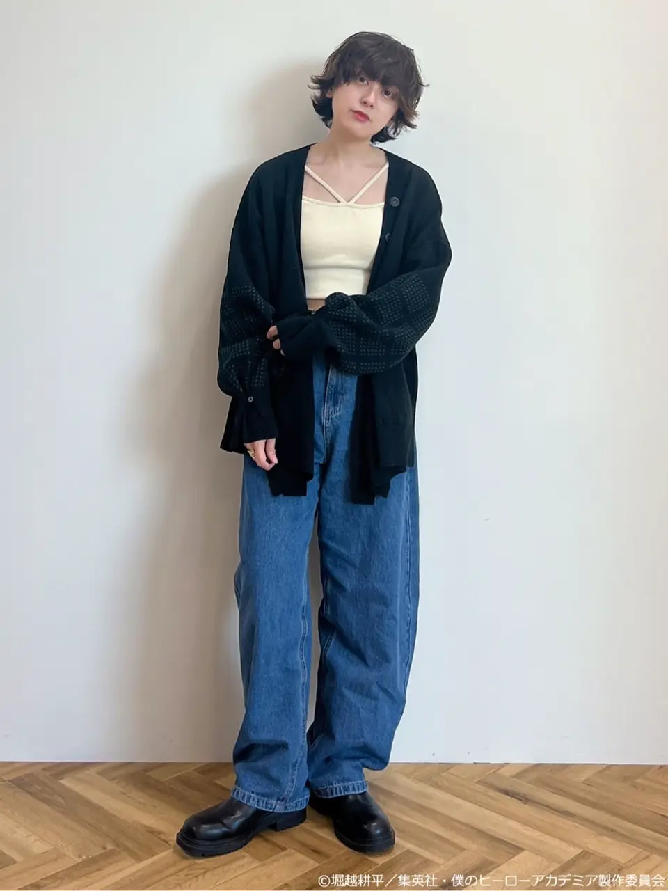 爆豪勝己 イメージ ニットカーディガン/earth music&ecology（アース