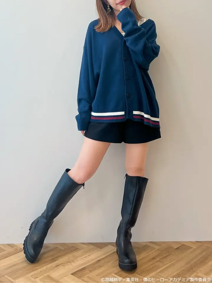 雄英高校ジャージ イメージ カーディガン/earth music&ecology（アース