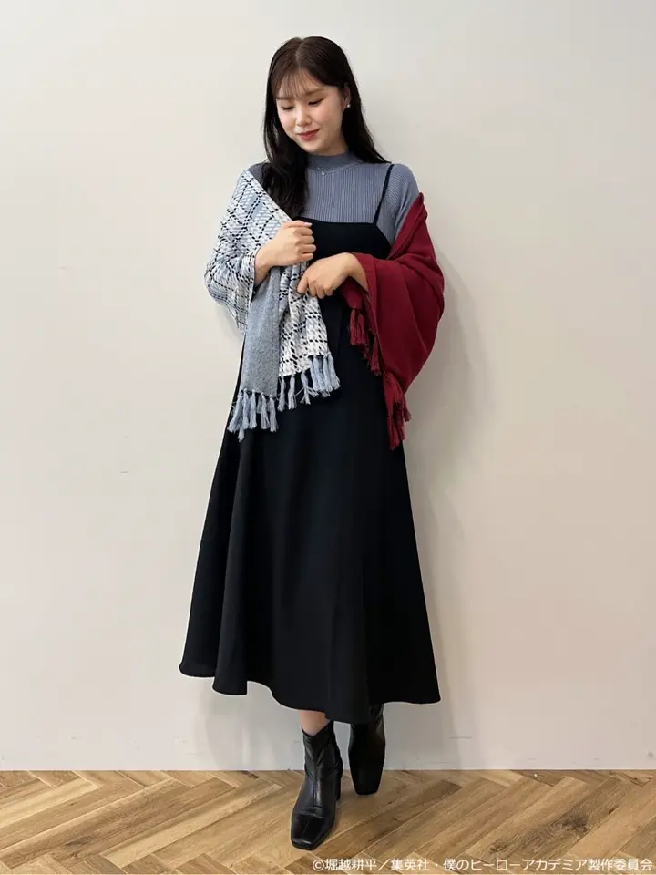 earth music&ecology ヒロアカ 轟焦凍 ニットストール 轟焦凍 イメージ 2WAYニットストール/earth music&ecology（アース