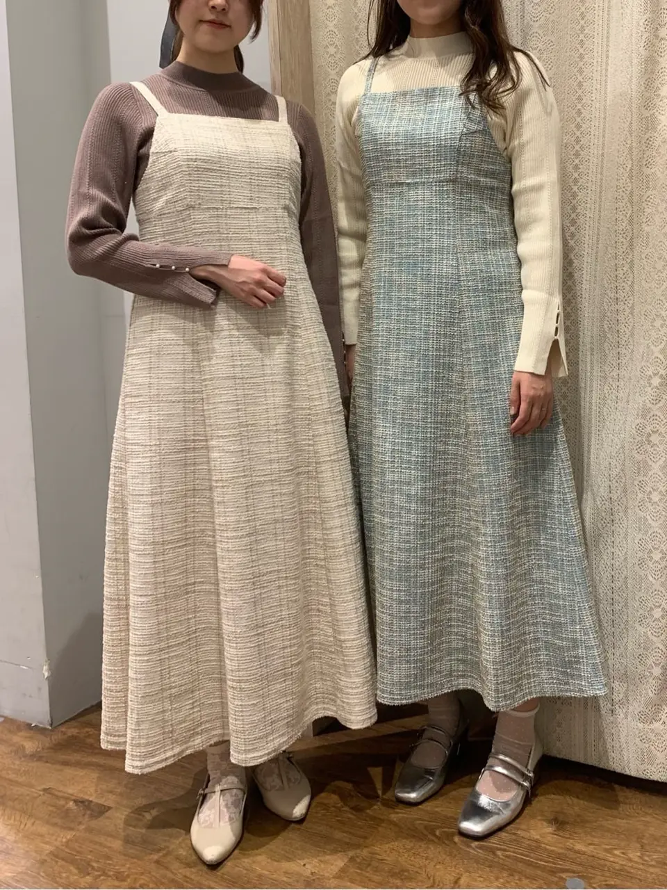 ツイードワンピース/earth music&ecology（アース ミュージック