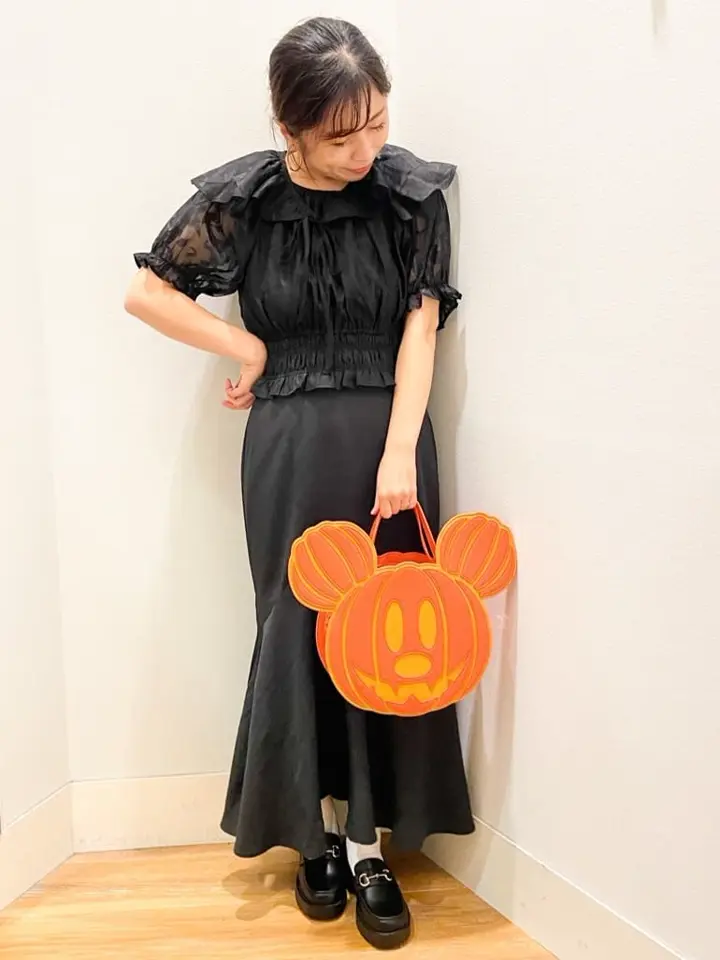 Areeam ミッキー かぼちゃショルダーバッグ 新品】あいにゃん Areeam ミッキー かぼちゃ ショルダーバッグ